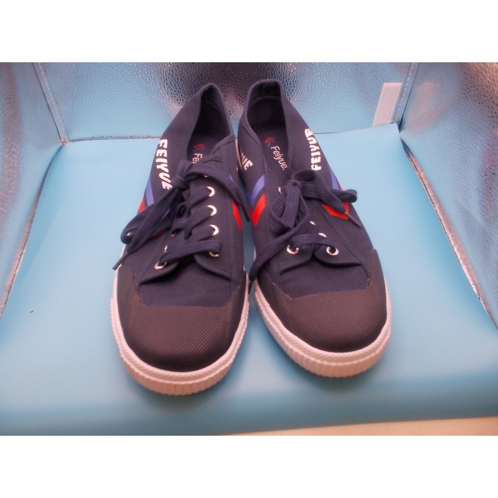 Feiyue Fe Lo Classic Navy Blue Canvas Martial Arts Sneakers Mens Low Top Size 13